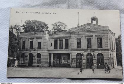 Cpa 1908, Vitry sur Seine, la mairie, Val de Marne 94