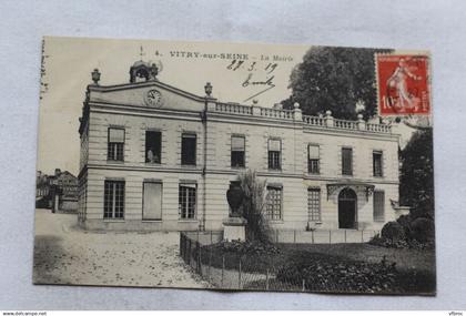 Cpa 1919, Vitry sur Seine, la mairie, Val de Marne 94