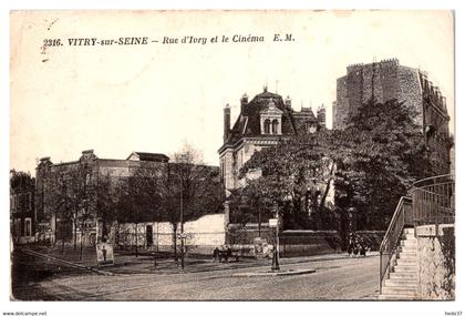 Vitry sur Seine - Rue d'Ivry et le Cinéma