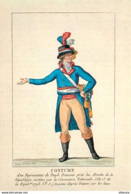 38 - Vizille - Musée de la Révolution Française du Château de Vizille - Pierre Duflos - Costume d'un représentant du Peu