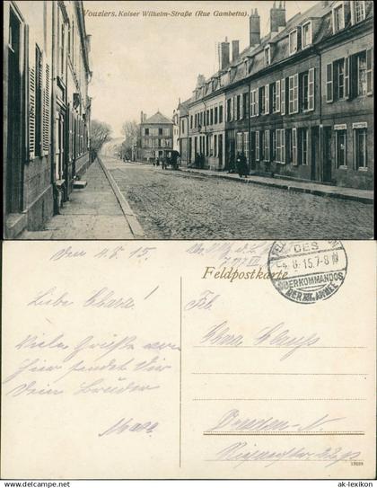 CPA Vouziers Vouziers Kaiser Wilhelmstrasse 1915