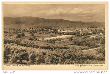 WINTZENHEIM .... VUE GENERALE VERS TURCKHEIM