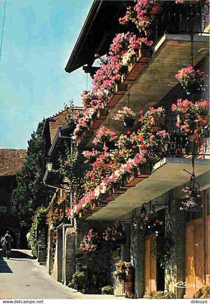 74 - Yvoire - Cité médiévale - Maisons fleuries - Fleurs - CPM - Voir Scans Recto-Verso