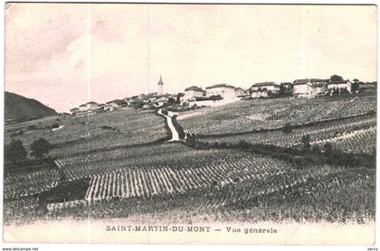 Carte Postale Ancienne de SAINT MARTIN DU MONT-vue générale