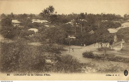 french guinea, CONAKRY, View from the Water Tower (1910s) Postcard