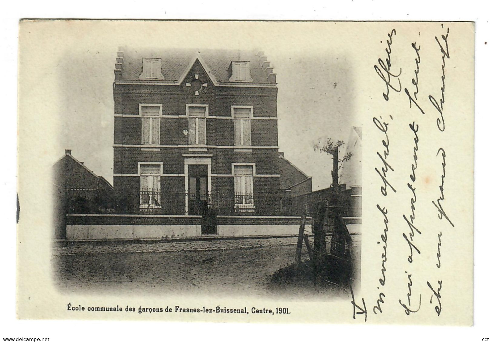 Frasnes-lez-Buissenal    Frasnes-lez-Anvaing   Ecole communale des garçons Centre 1901