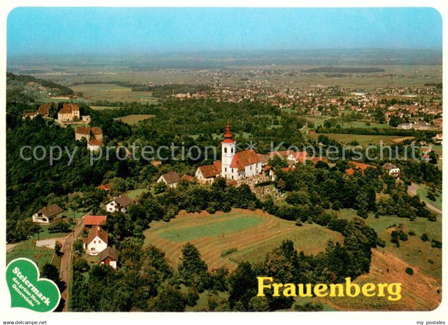 Frauenberg Enns Fliegeraufnahme