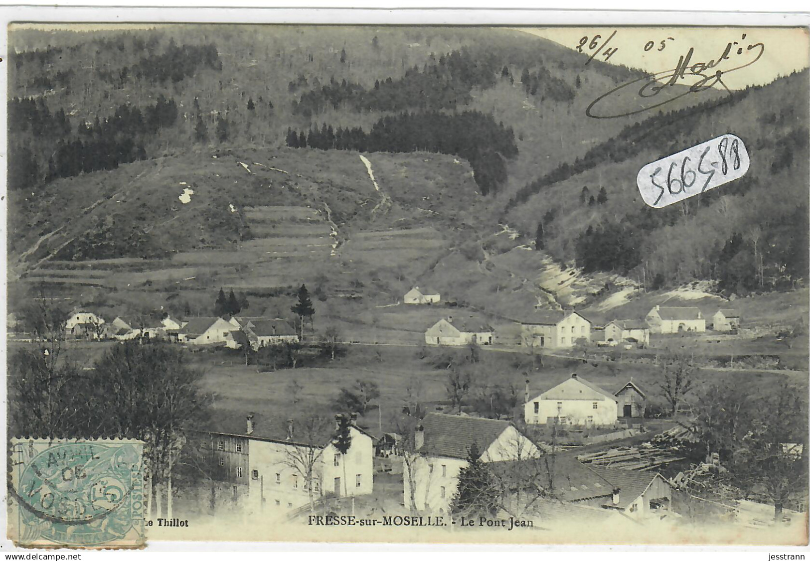 FRESSE-SUR-MOSELLE- LE PONT JEAN