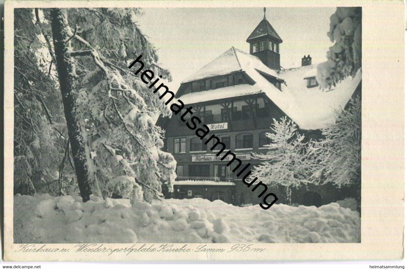 Freudenstadt - Kurhaus Kniebis Lamm - Verlag Carl Fiedler Freudenstadt