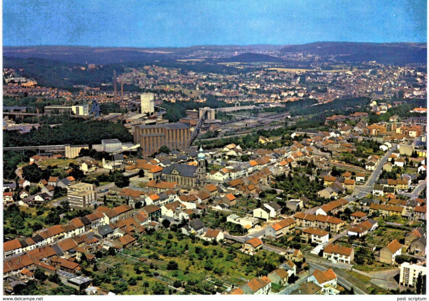 Freyming Merlebach - vue aérienne