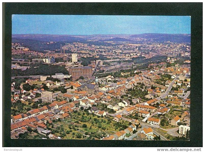 Freyming Merlebach - Vue aérienne ( bassin minier hauts fourneaux... Ed. Europ Pierron)