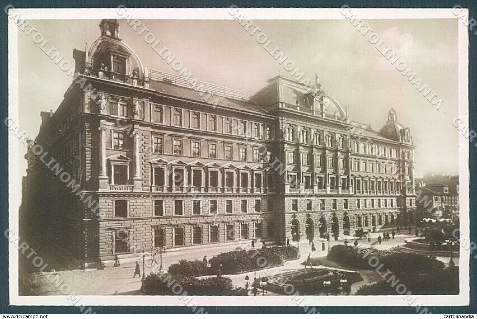 Friuli Venezia Giulia Trieste Città Palazzo Poste Foto cartolina JK2263