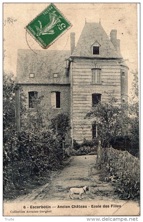 FRIVILLE-ESCARBOTIN FRIVILLE ANCIEN CHATEAU ECOLE DES FILLES PETIT CHIEN