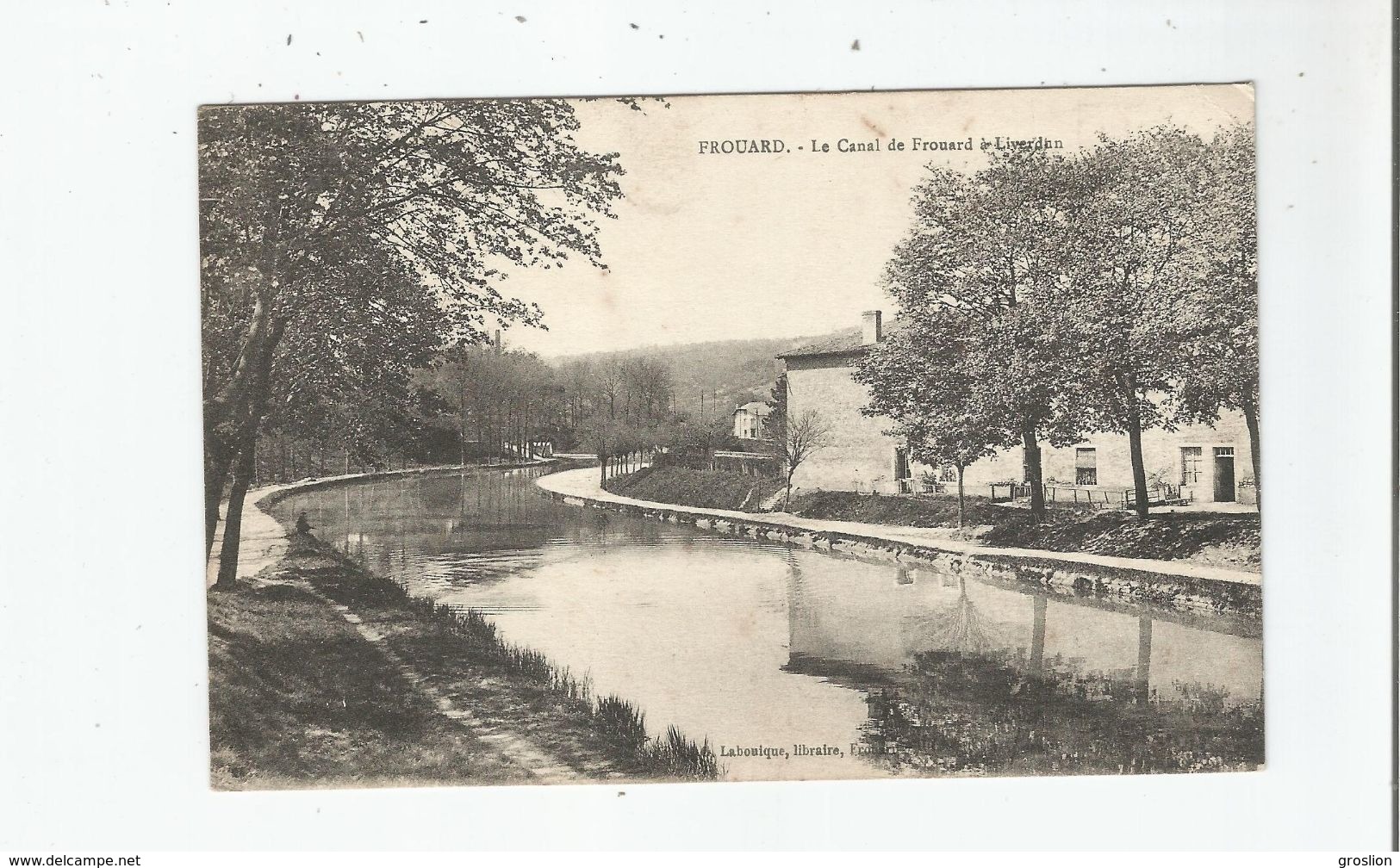 FROUARD LE CANAL DE FROUARD A LIVERDUN 1916