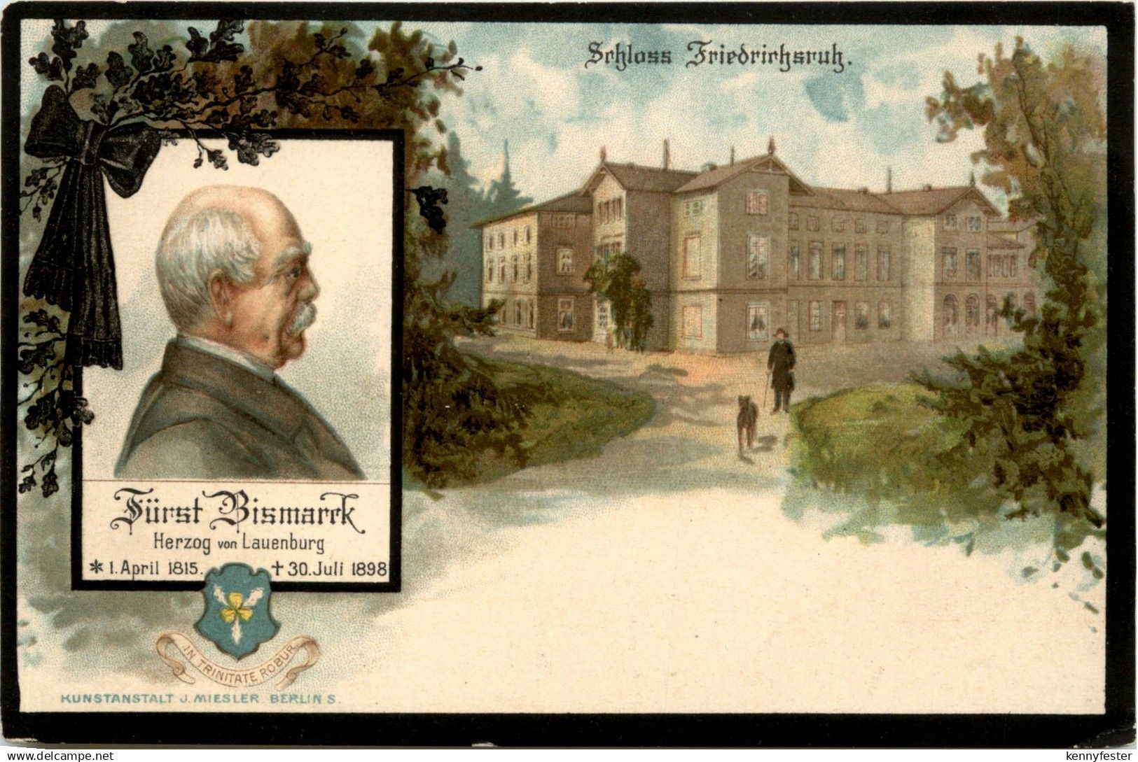 Fürst Bismark - Friedrichsruh - Litho