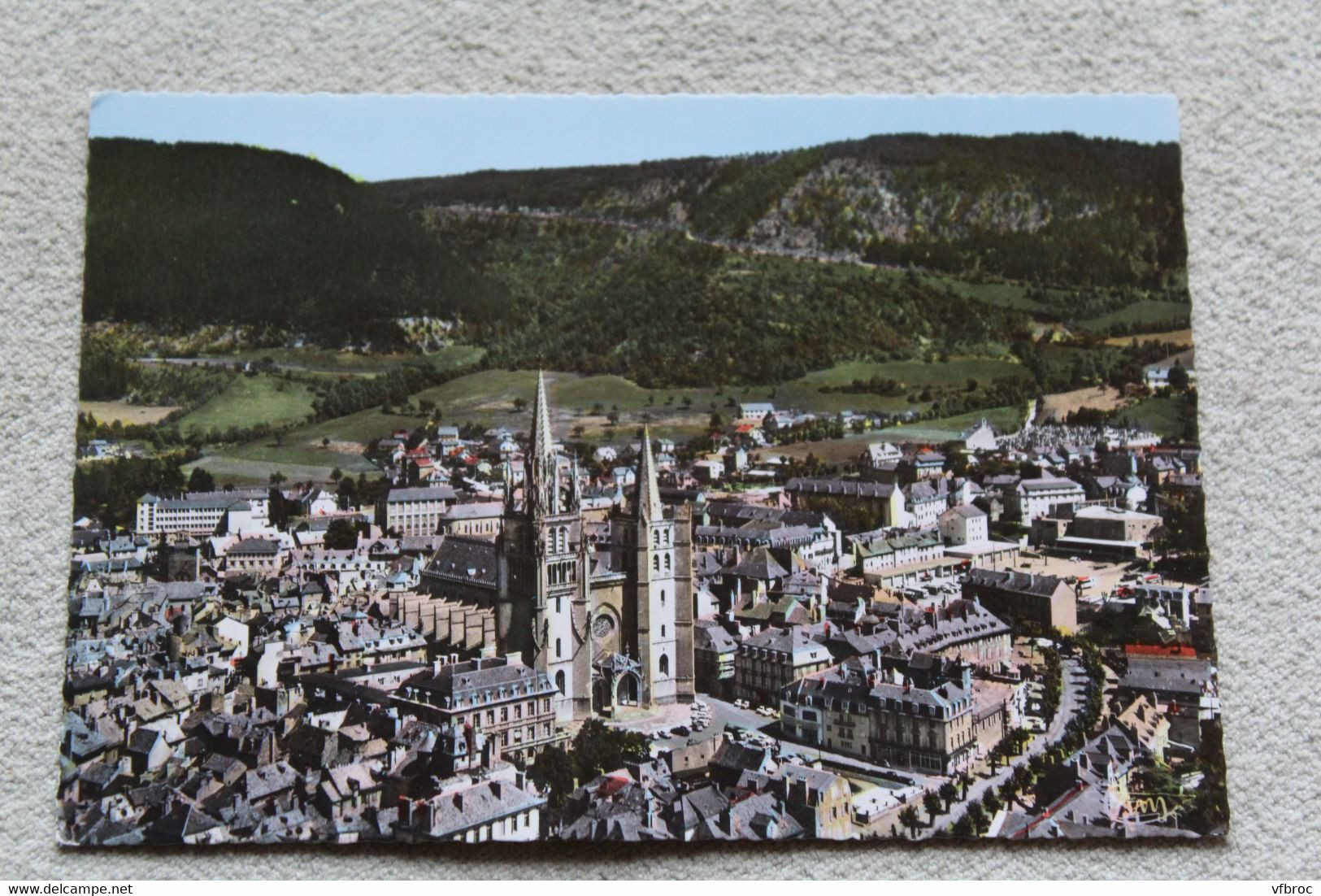 G398, Cpm, Mende, la cathédrale, vue aérienne, Lozère 48