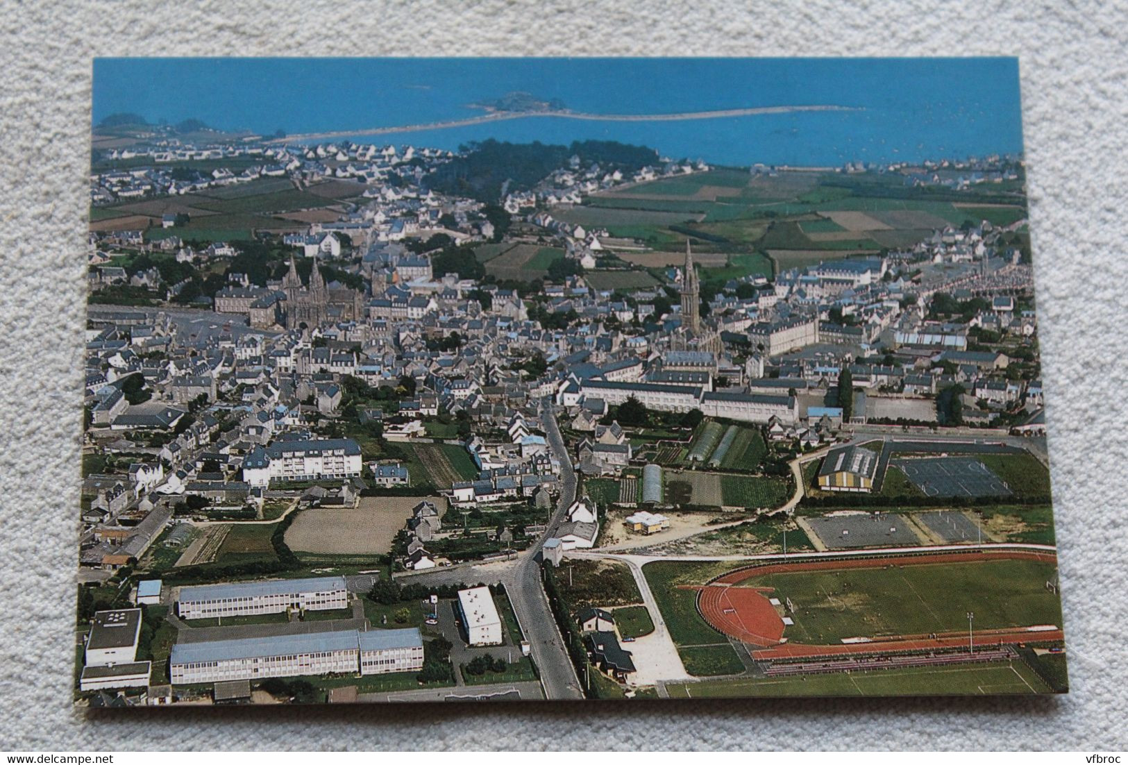 G535, Cpm, Saint Pol de Leon, vue d'ensemble, Finistère 29