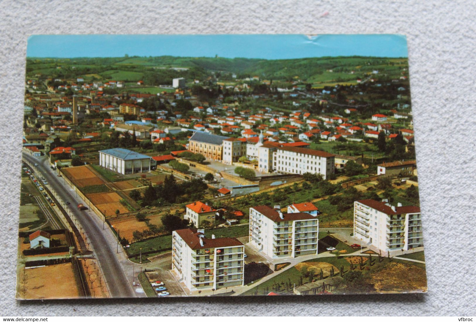 G631, Cpm 1974, Neuville sur Saône, vue générale, Rhône 69