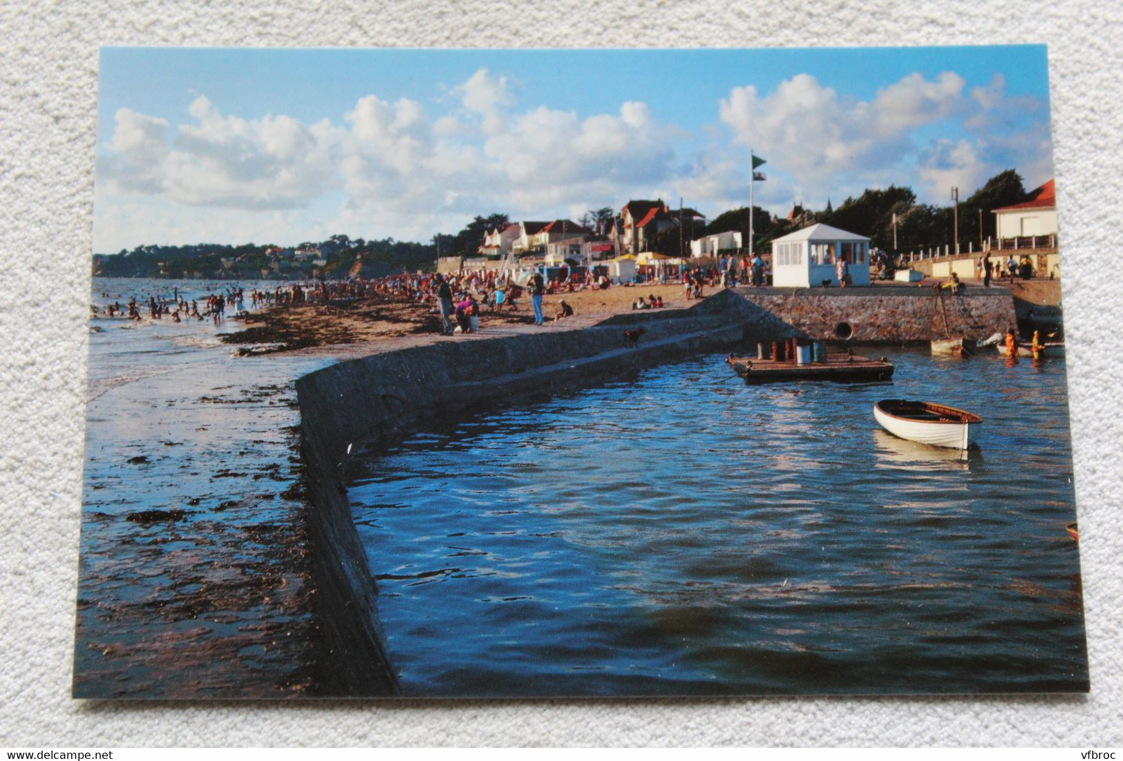 G665, Cpm, la Bernerie en Retz, la plage et le port, Loire atlantique 44