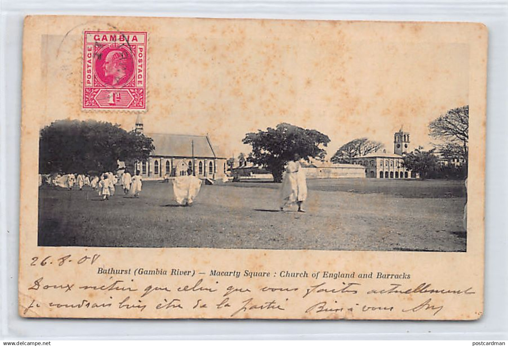 Gambia - BATHURST - MacCarty Square - Church of England and Barracks - Publ. unknown