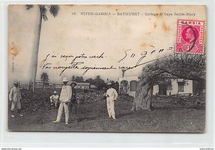 GAMBIA - BATHURST - Cottage at Cape Saint-Mary - Publ. C.F.A.O. 18