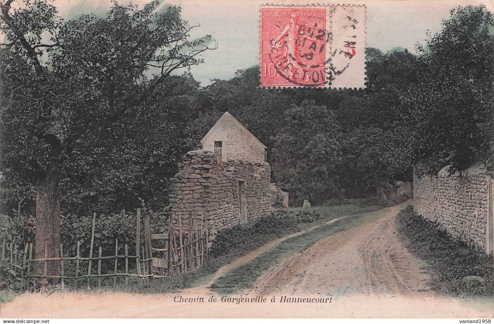 GARGENVILLE- HANNECOURT-chemin de Gargenville