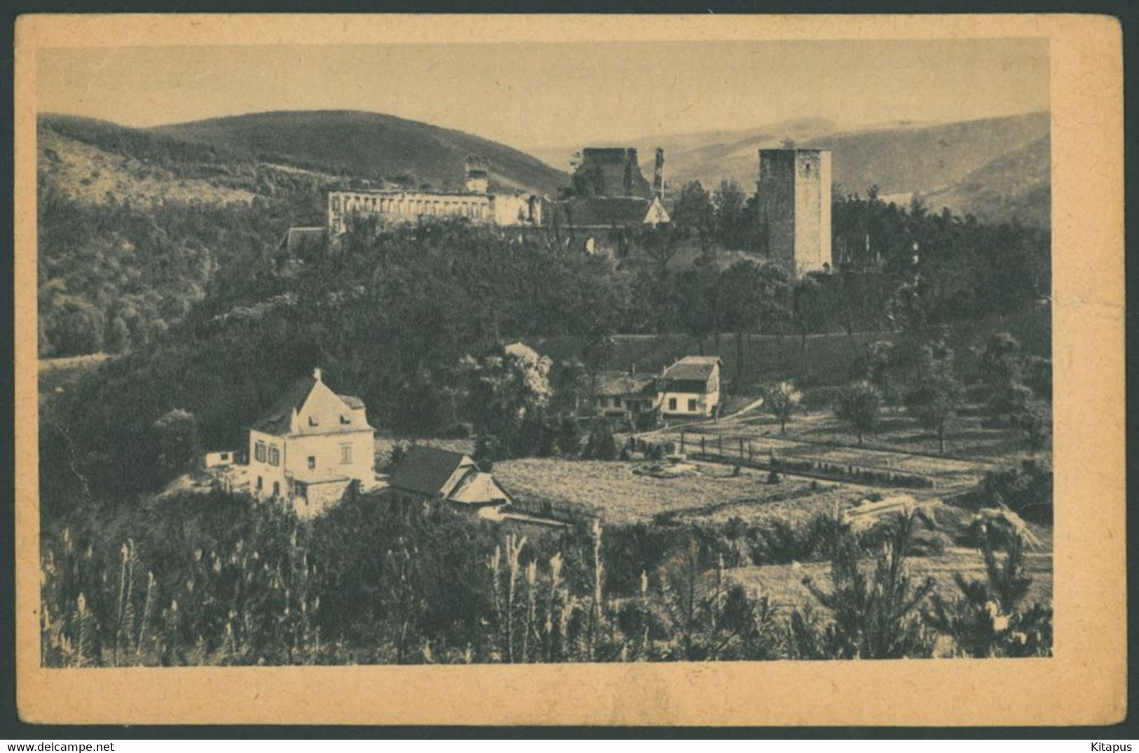 GARS am KAMP Burgruine vintage postcard Austria