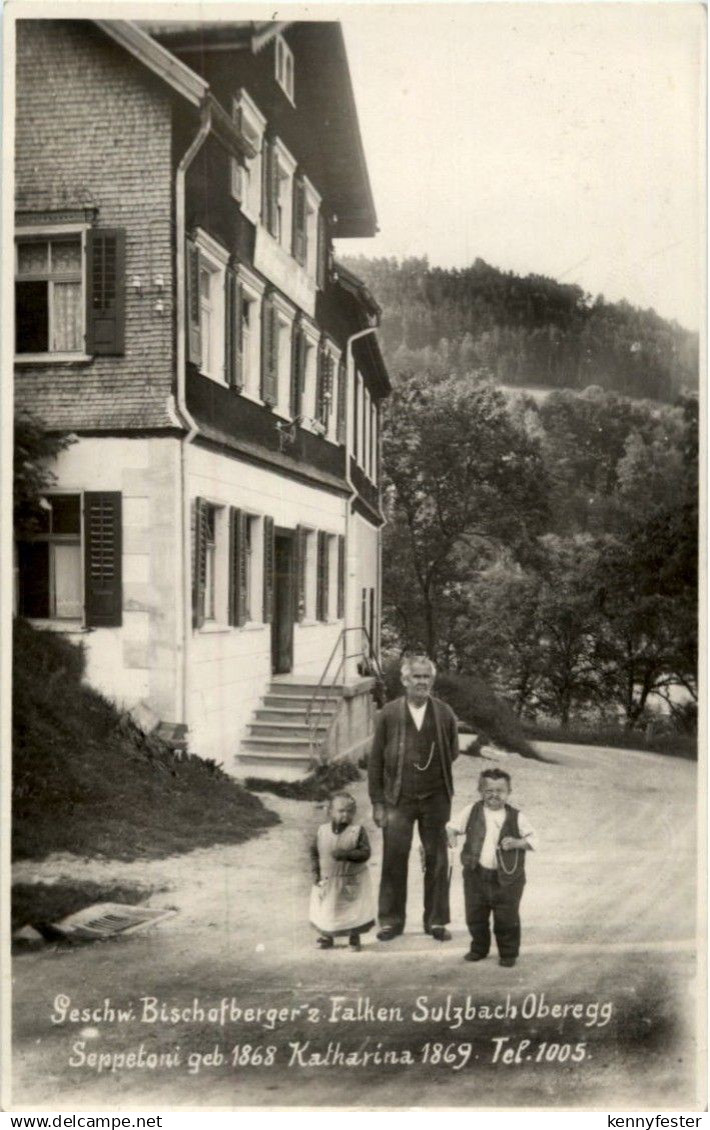 Gasthaus zum Falken Sulzbach Oberegg - Seppatoni - Liliputaner