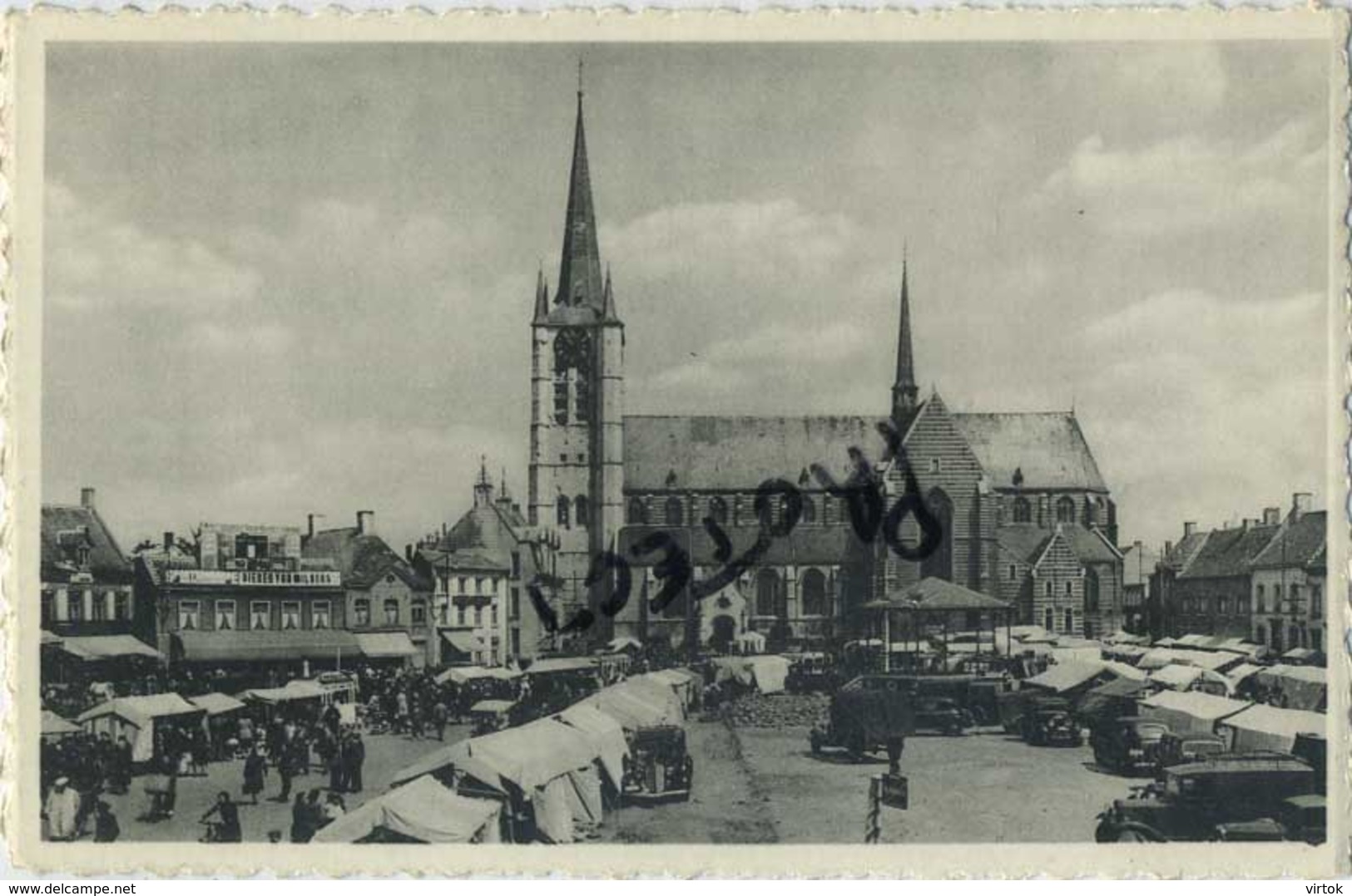 Geel :   grote markt   ( geschreven met zegel )