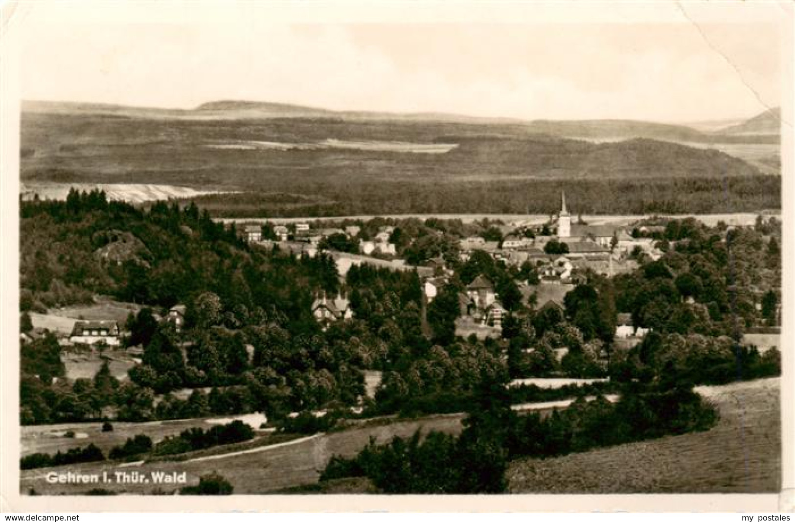 Gehren Langewiesen Panorama