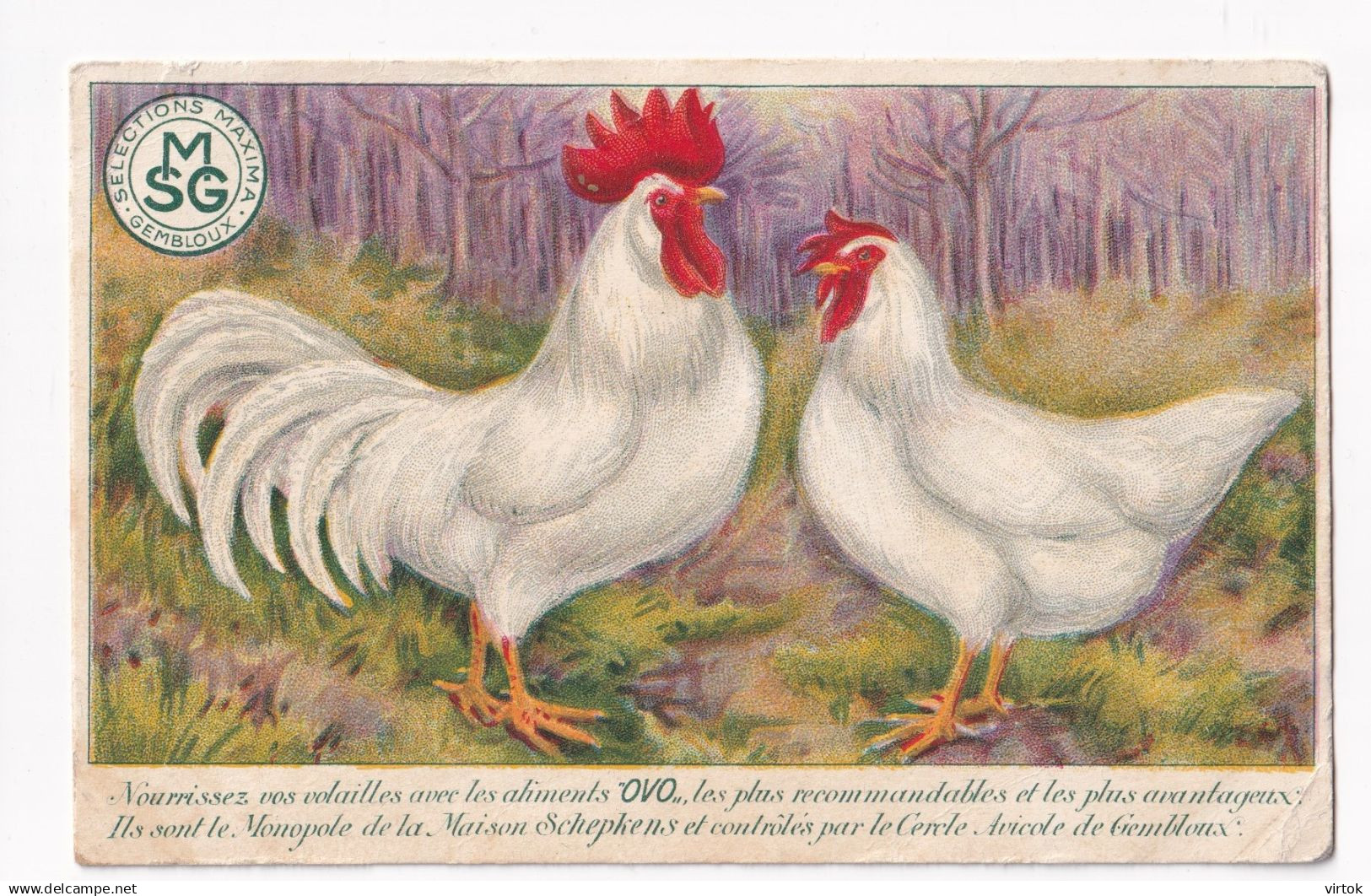 Gembloux  Aricole................................2 scans  ( kippen -  poulets )