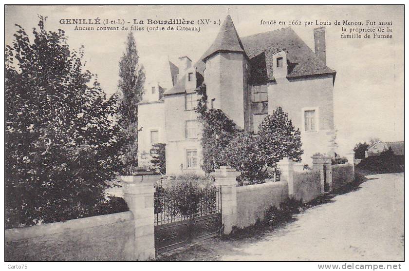 Genillé 37 - Château de la Bourdillère - Couvent