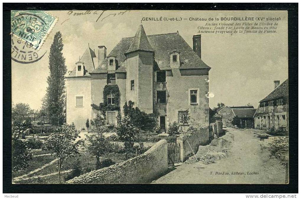 GENILLÉ :  Château de la Bourdillère