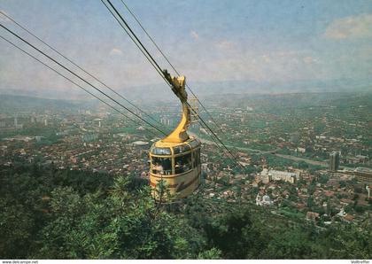 AK 1983 Tbilissi Tiflis Georgien, Ortspartie mit Seilbahn