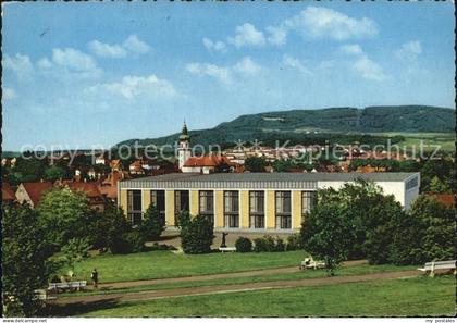 72423961 Aalen Stadthalle mit Blick zum Braunenberg Aalen