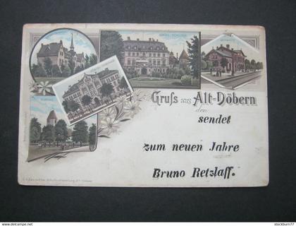 Altdöbern  , schöne Karte um 1900