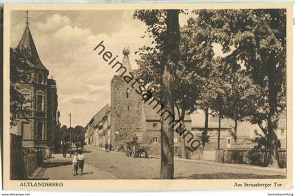 Altlandsberg - Am Strausberger Tor - Verlag Felix Hähnel Altlandsberg 30er Jahre