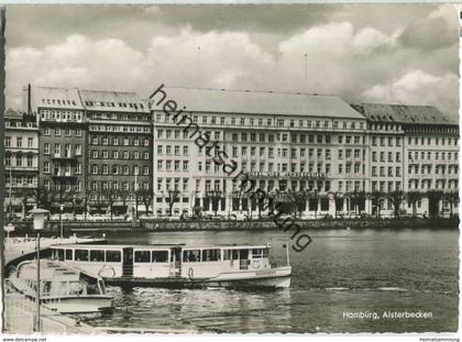 Hamburg-Altona - Alsterbecken - Fahrgastschiff Bredenbek - Foto-Ansichtskarte