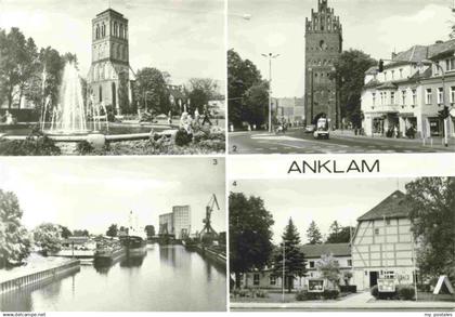 74002611 Anklam Nicolaikirche Am Steintor Hafen Theater