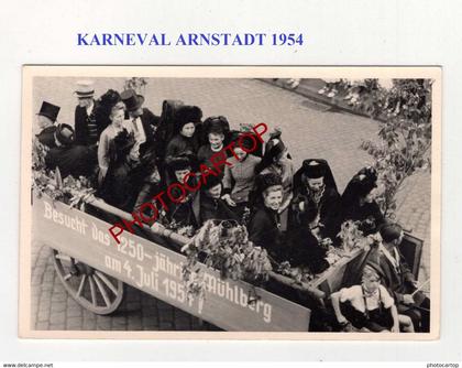 ARNSTADT-KARNEVAL-1954-Dt. FOTO wie Karte-Gleiche Dicke u. Maßen