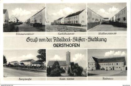 Gersthofen - Gruß von der Adalbert Stifter Siedlung