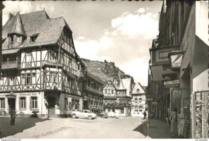 70082044 Bacharach Rhein Bacharach a. Rhein Marktplatz  x 1963 Bacharach