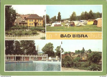 72050355 Bad Bibra Kuranlage Campingplatz Teilansicht Waldbad