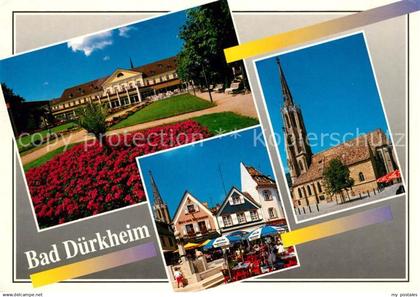 73233392 Duerkheim Bad Kirche Marktplatz Kuranlagen Duerkheim Bad