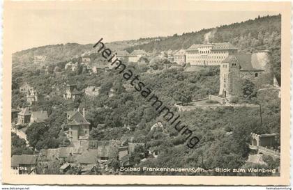 Bad Frankenhausen - Blick zum Weinberg - Foto-AK - Verlag Görtz Frankenhausen