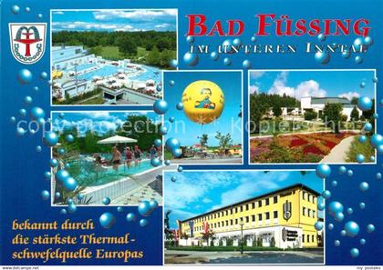 73239439 Bad Fuessing Fliegeraufnahme Thermalbad  Bad Fuessing