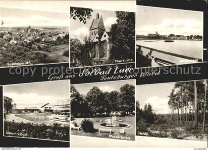 72219133 Laer Bad Pfarrkirche Sole- Freibad Wasserspiele Laer Bad