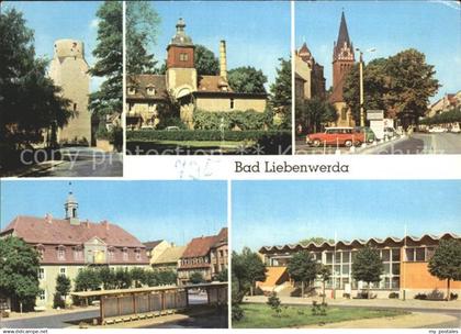 72243379 Bad Liebenwerda Lubwartturm Eisenmoorbad Rathaus Schwimmhalle Bad Liebe