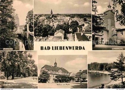 72729400 Bad Liebenwerda Lubwartturm Eisenmoorbad Waldbad Rathaus  Bad Liebenwer