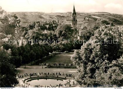 73308997 Bad Neuenahr-Ahrweiler Panorama Blick ueber den Kurpark Kirche Bad Neue